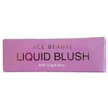 Ace Beaute Blushed Up Liquid Blush in Pastel Persimmon Soft Peach 0.09oz... - $7.25