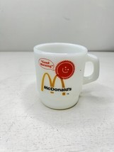 Vintage McDonald&#39;s Coffee Mug Good Morning Anchor Hocking Fire King Made In USA - £7.16 GBP