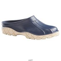 Hammacher Women&#39;s No-Slip Waterproof Patio Slide Size 8 Navy Shoes - £22.35 GBP