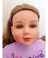 My Twinn Doll Blonde Blue Eyes Freckles 23&quot; Tag Dated 2006 Kate? TLC Flaws - £50.22 GBP