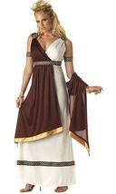 California Costumes Roman Empress Woman Adult Costume Small 6-8 Dress Medallions - £23.93 GBP