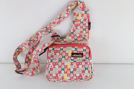 Vintage Kavu Distressed Spell Out Canvas Geometric Rainbow Crossbody Hiking Bag - $49.45