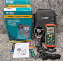 Extech Instruments CFM/CMM AN100 Thermo-Anemometer With Vane Probe New - $137.99