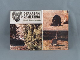 Vintage Postcard - Okanagan Game Farm - Dexter Press - $15.00