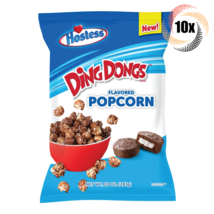 10x Bags New Hostess Ding Dongs Flavored Popcorn Crispy &amp; Sweet Snack | ... - £52.75 GBP