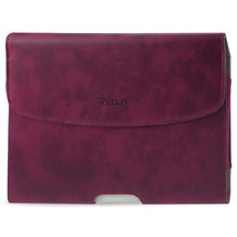 [Pack Of 2] Reiko Smooth Horizontal Leather Pouch In Red - £19.64 GBP