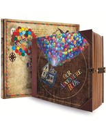 DIY Scrapbook Photo Album - Our Adventure Book 146 Pages - Vintage Travel Book
