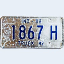 1989 United States Indiana Knox County Truck License Plate 1867 H - £13.23 GBP