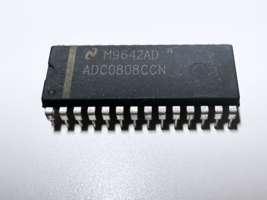 1X ADC0808CCN NSC 8 Bit uP Compatible ADC 8 Channel Multiplexer DIP-28 - $4.60