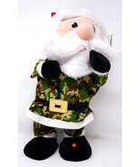 HOME ACCENTS HOLIDAY 1006 464 546 ANIMATED MILITARY SANTA, DANCES W/SONG... - €25,83 EUR