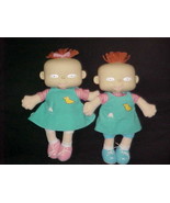 12&quot; Phil and Lil Rugrats Plush Dolls By Mattel 1998 Viacom Extremely Rare - $98.99