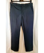 Greg Norman Chino Golf Pants Black Flat Front Men Size 34 x 32 Polyester... - €16,94 EUR