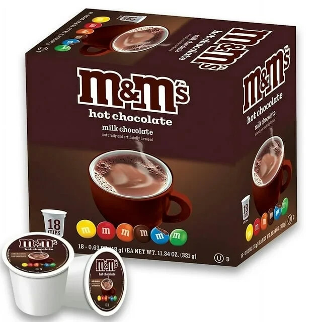 M&amp;M&#39;s Milk Chocolate Flavored Hot Cocoa Single Serve Cups (For Keurig), ... - $19.99
