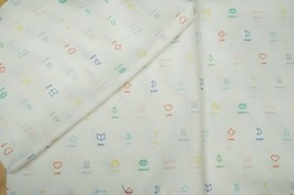 Sewing Cotton Quilting Fabric Breaking News Windham Uppercase Multi Colo... - $235.24 MXN