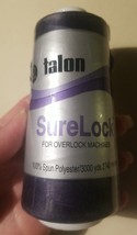 Surelock Overlock Thread 3,000yd 424 Navy 100% Spun Polyester Talon Coats - $5.52