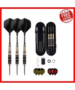 Ultimate Darts Bundle - Steel Tip Darts, Flights, Sharpener, 24/27g Options - $532.12 MXN
