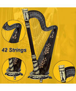 Rosewood 40 Strings  Pillar Design Lever Harp  - $2,450.17 CAD