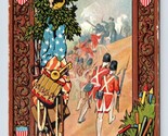 Patriotic Bayonet Charge Battle at Bunker Hill Charlestown MA DB Postcar... - $9.85