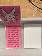 It&#39;s Happy Bunny Create Your Own Saying Stickers #11 0f 12 *NEW/Unused* BT1 - $12.99