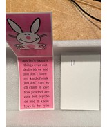 It&#39;s Happy Bunny Create Your Own Saying Stickers #11 0f 12 *NEW/Unused* BT1 - $246.89 MXN
