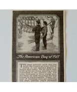 1917 Daisy Air Rifles Pump Gun Military Advertisement Antique Firearms L... - $19.99
