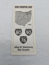 Vintage 1983 Ohio Turnpike Map Brochure - $25.02 CAD