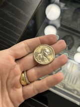 2001 P Sacagawea 1$ Dollar US Coin Mint Struck Through Error “Rim” Mint ... - $140.25