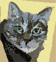 Pepita Needlepoint kit: Cat Closeup, 9&quot; x 10&quot; - £62.36 GBP+