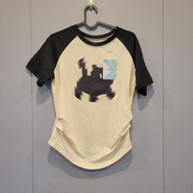 QSERTEC Tee shirts Personalized pleated design T-shirt – chic and fashio... - $51.33