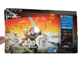 New 2015 Sealed PS3 Star Wars Saga Bundle 3.0 Edition Figures Sofware Boba Fett - $79.19