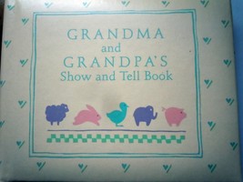 Vintage Hallmark Grandma &amp; Grandpa’s Show &amp; Tell Book 1986 New - £6.36 GBP