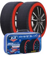 K&amp;K Automotive Snow Socks for Tires - Pro Series for Ultimate Grip Alter... - $3,700.59 MXN