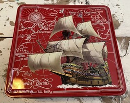 Vintage Nabisco Frears Assorted Biscuits Tin - Voyage Of The Mayflower - $11.30