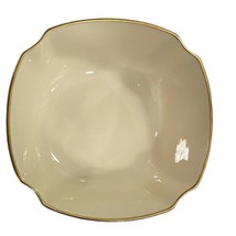 LENOX China Ivory Porcelain Arcadia Gold Trim Embossed Finger Trinket Bowl Dish - £6.86 GBP