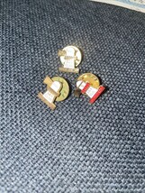 Lot of 3 Enameled Metal 365 Club Beacon Lodge Camp Pins Pinbacks - $1.99