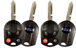 2 Ford 4 Button Remote Key Ford 4D-63 40 Bit (S) Usa Seller Top Quality - £33.10 GBP
