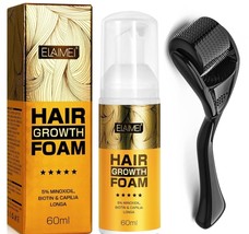 5% Minoxidil Foam Hair Growth Men&amp;Women +Biotin Hair Regrowth Hair loss treatmen - £10.62 GBP+