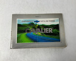 2001 Chevy Cavalier Owners Manual Handbook OEM E03B03018 - £11.65 GBP