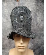 Tattered Crumpled Gravedigger Skull Top Hat Caretaker Undertaker Ghostly... - €12,69 EUR
