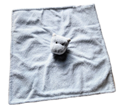 Pottery Barn Kids Hippo Lovey Blue Security Blanket Hippopotamus Soft Ba... - £14.44 GBP