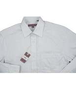 NEW $195 Hickey Freeman Dress Shirt!  17 Reg (35)   White with Check Pat... - $102.56 CAD