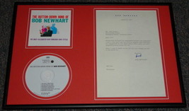 Bob Newhart Signed Framed 1968 Typed Letter &amp; CD Display - £79.12 GBP