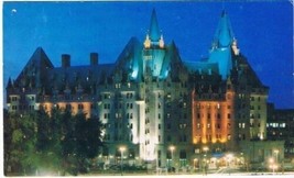 Ottawa Ontario Postcard Chateau Laurier CN Hotels Advertising - £2.36 GBP