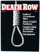 GLENN HARE Death Row Profiles Of 12 Condemned Criminals VTG 80s True Cri... - $19.79