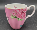 Royal Albert Miranda Kerr Pink Butterfly Floral Friendship Mug Tea Coffe... - $29.69