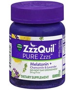 2PACK ZzzQuil Pure Zzzs Melatonin Sleep*06&amp;11/2025*  Chamomile Lavender, 24 - €12,83 EUR