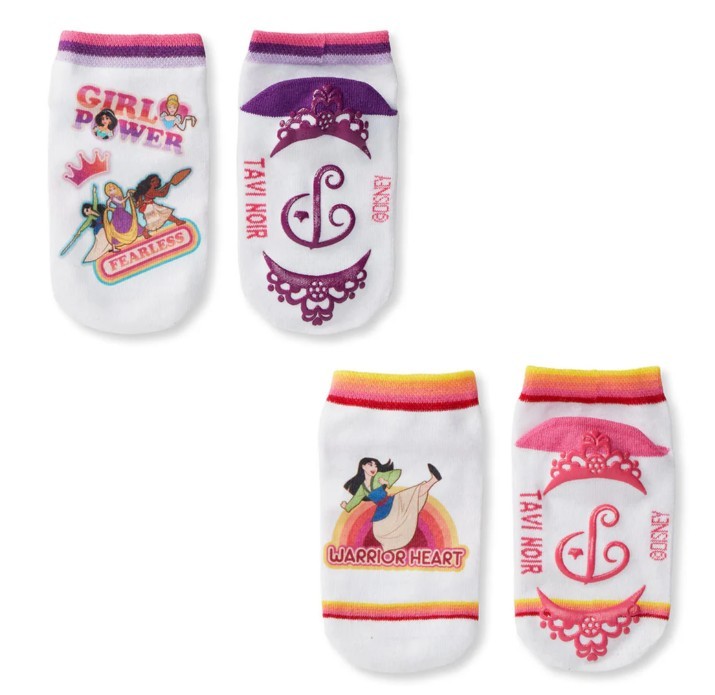 TAVI NOIR Tiny Soles Pattern Toddler Socks Low Rise No-Grip Small(7-9.5 ... - $19.40
