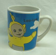 Vintage 1998 TELETUBBIES Yellow Laa Laa 3" Children's Ceramic MUG Cup 19... - $16.34