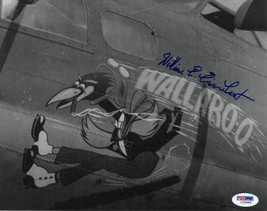 William E. Eisenhart signed WWII Black Sunday B-17 Bomb Pilot Vintage  B&amp;W 8x10  - £46.57 GBP