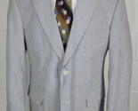 Jos A Bank Mens Cotton Seersucker Sport Coat Jacket 42R - $34.65